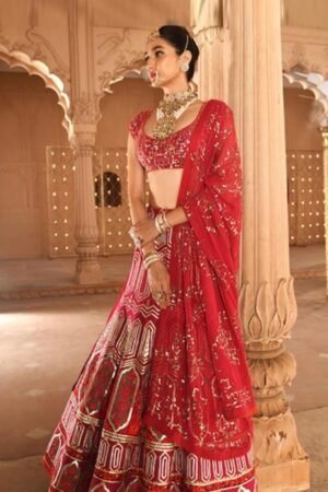 Chanderi Silk Lehenga set